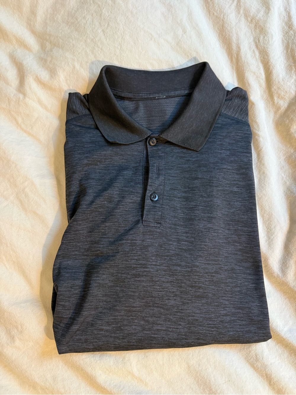 lululemon athletica Men's Heather Charcoal Polo